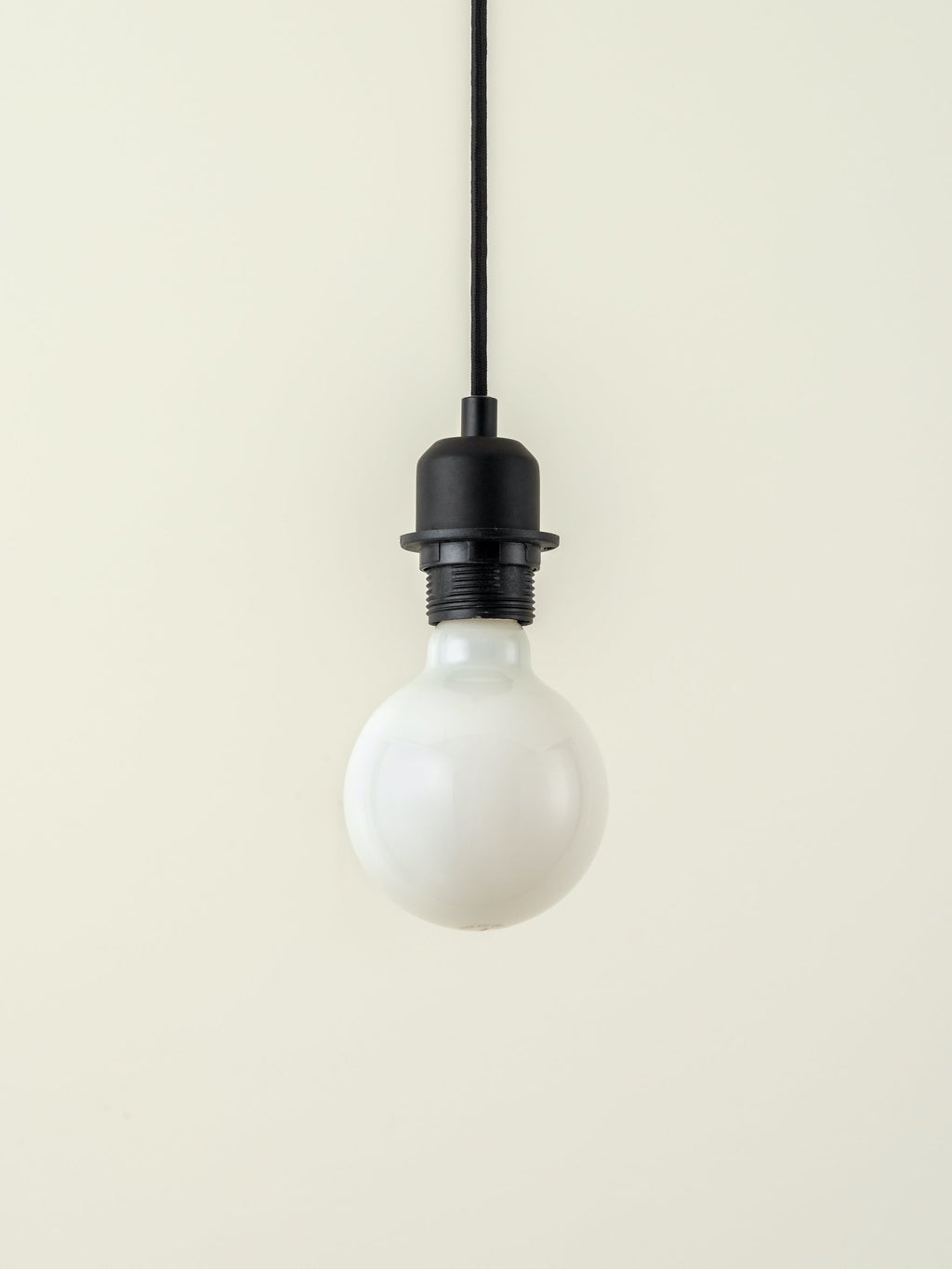 Capel - 1 light matt black drop cap lampholder kit