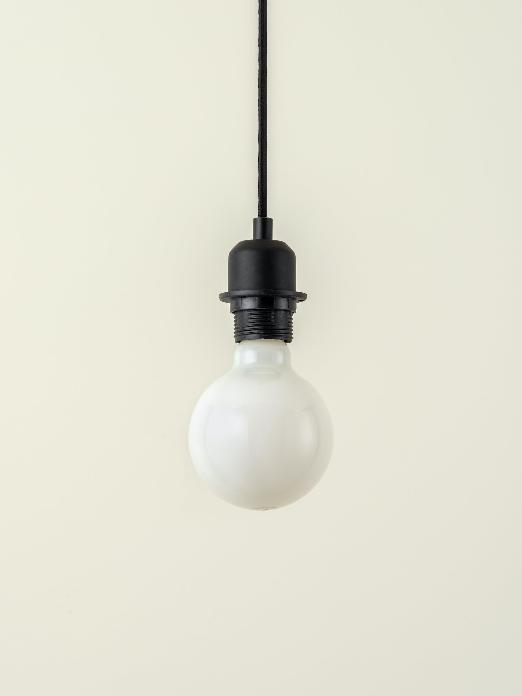 Capel - 1 light matt black drop cap lampholder kit