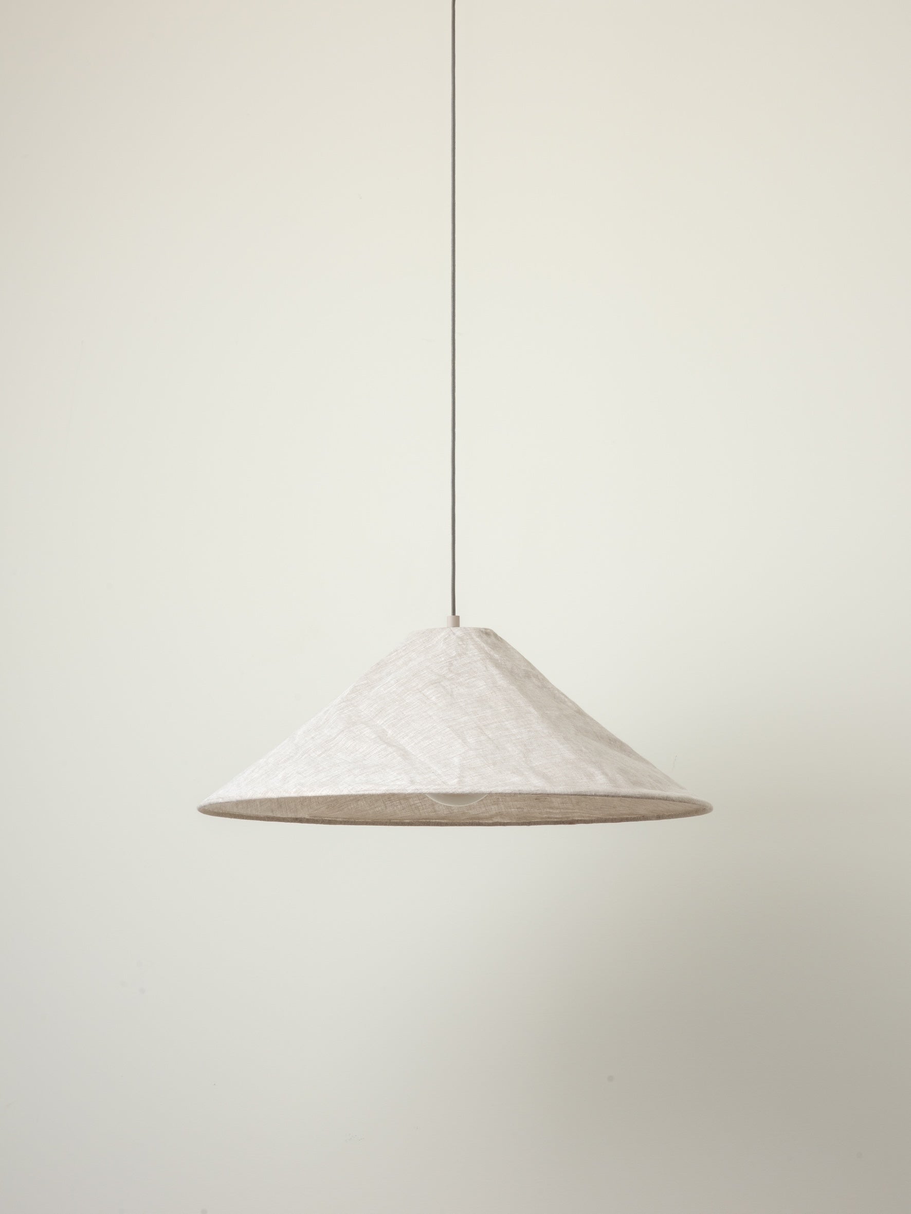 Siya - collapsible large linen pendant