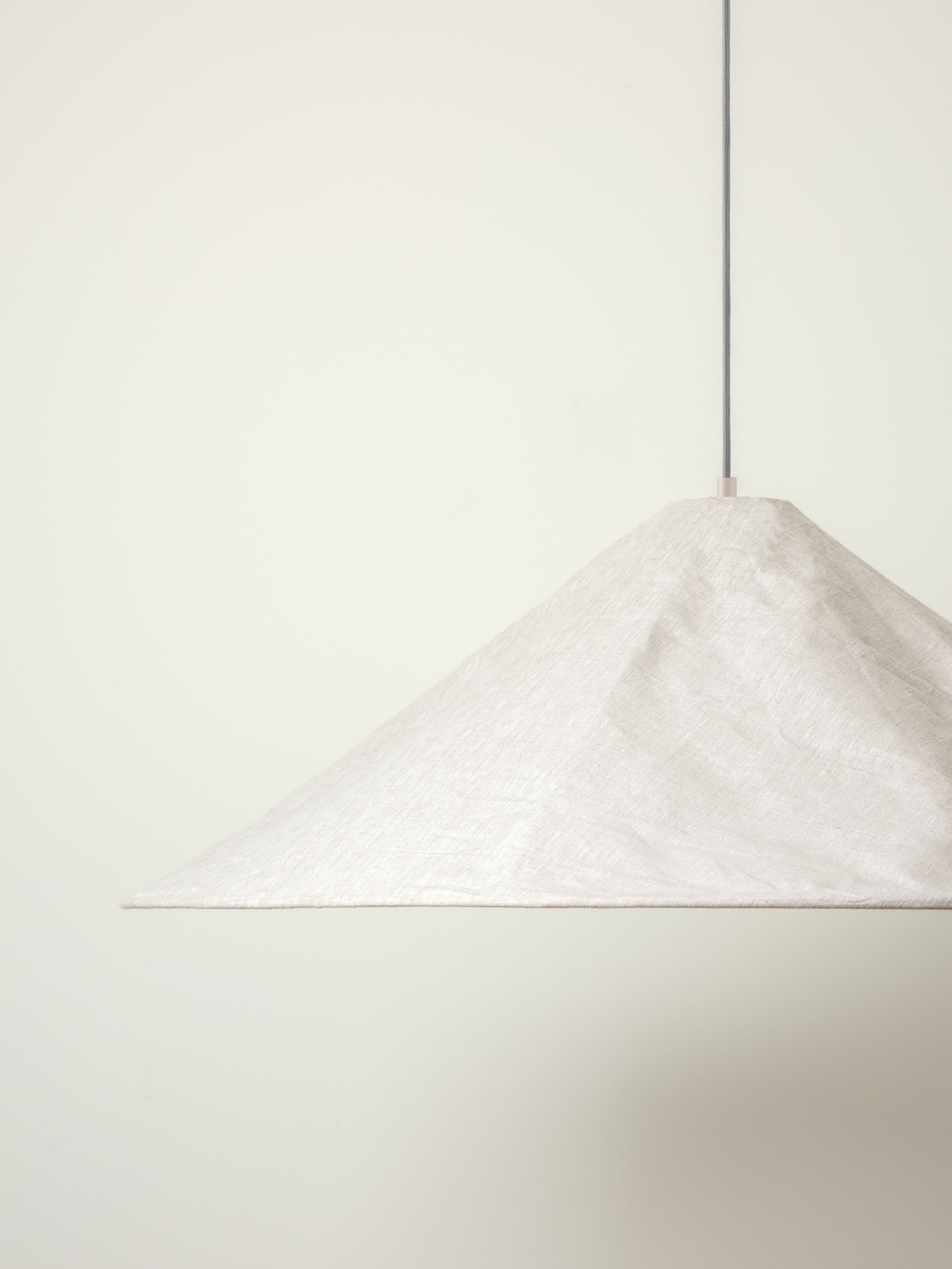 Siya - collapsible oversized linen pendant