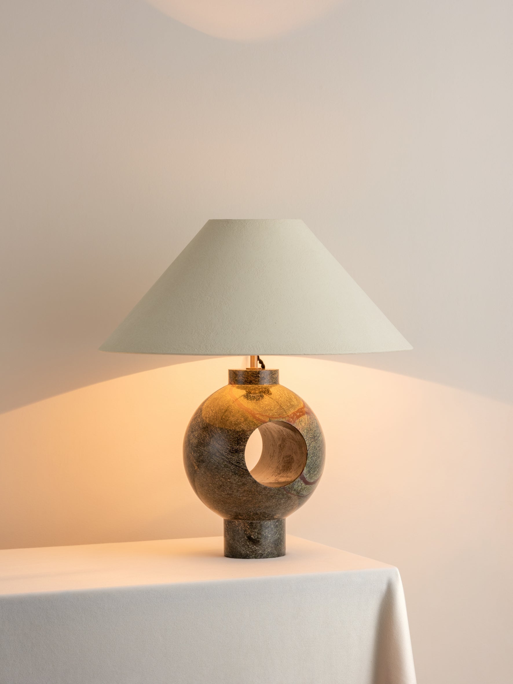 Edition 1.1 - marble table lamp base - base only