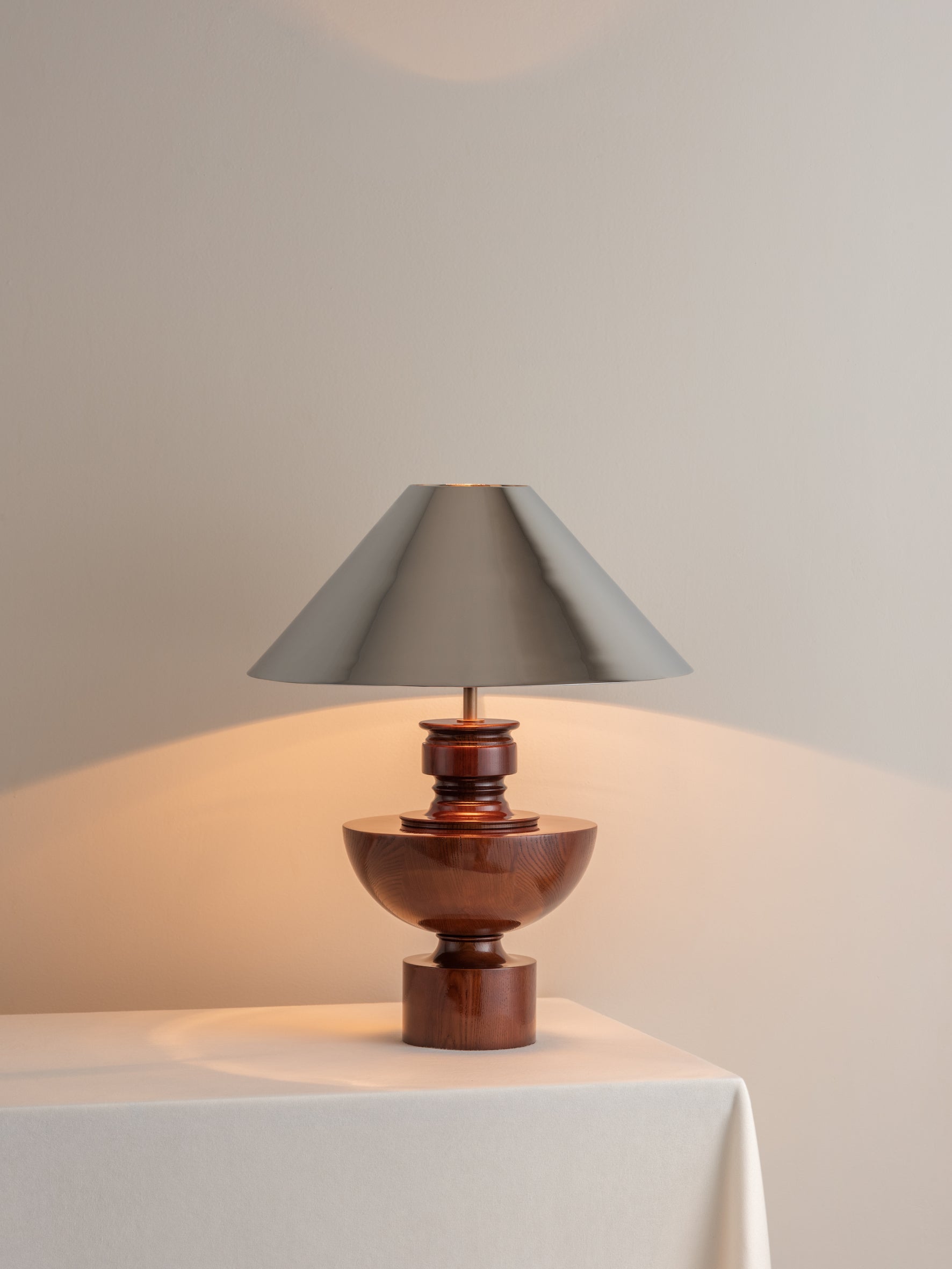 Edition 1.2 - spun wood table lamp - base only
