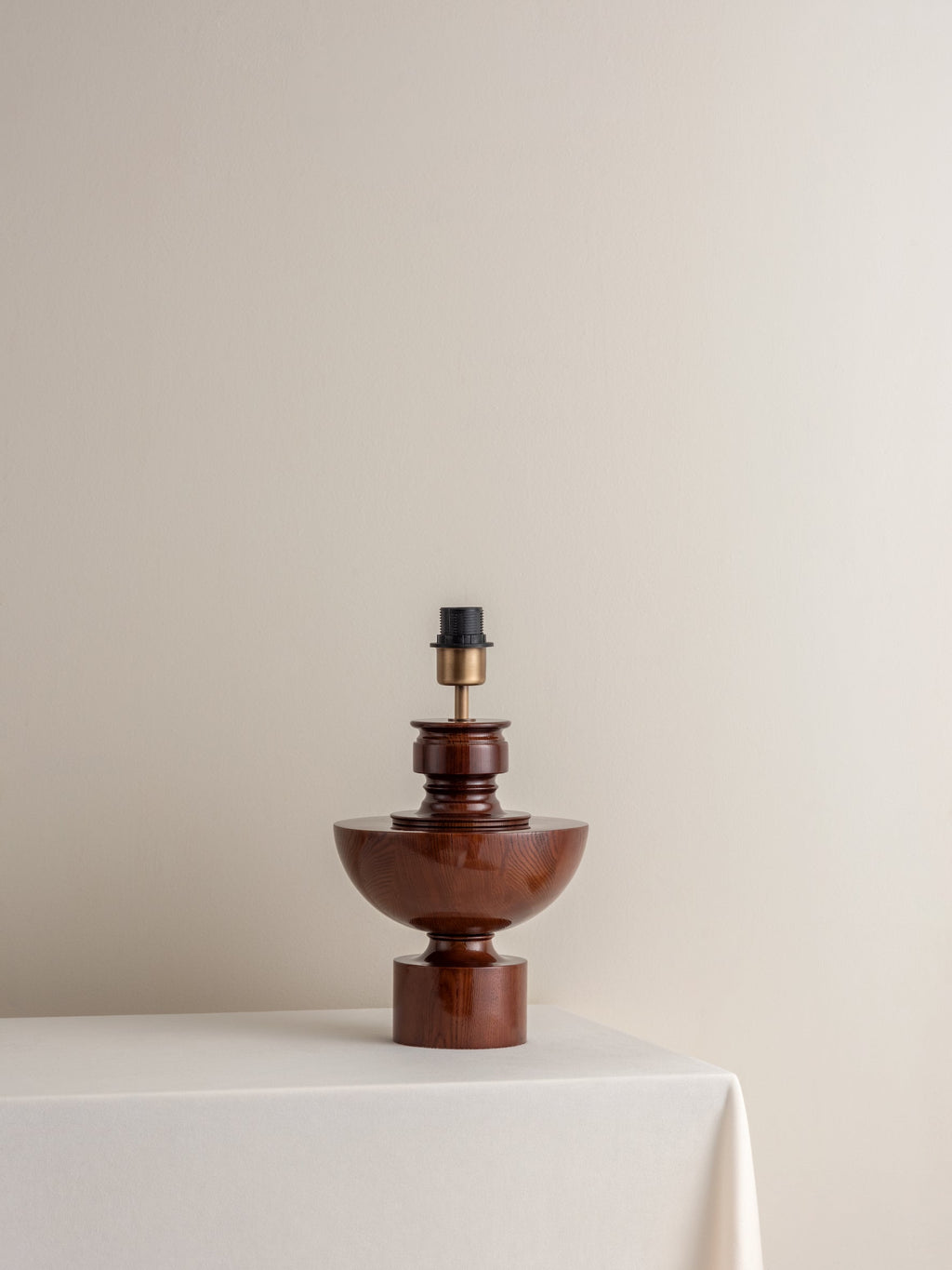 Edition 1.2 - spun wood table lamp - base only