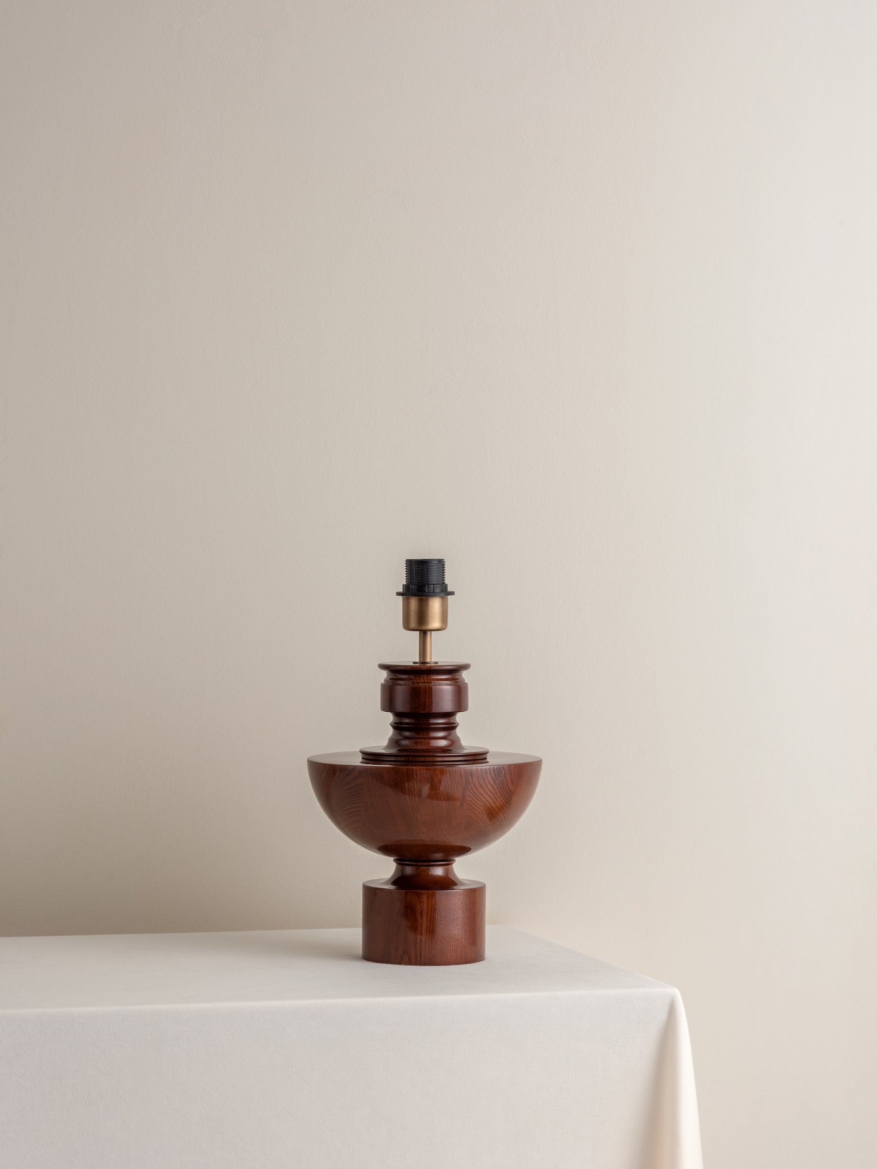 Edition 1.2 - spun wood table lamp - base only