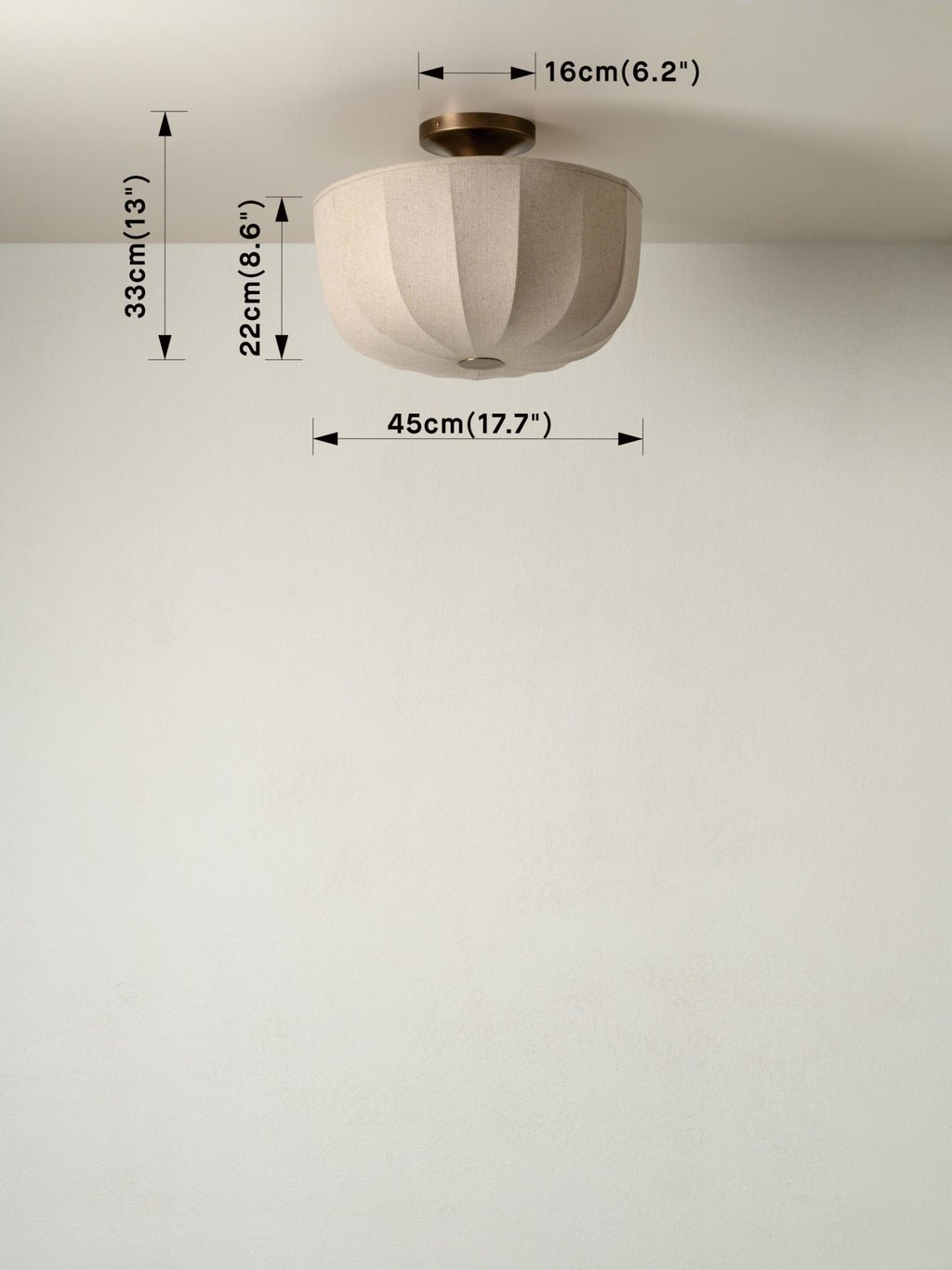 Ottino flush pendant