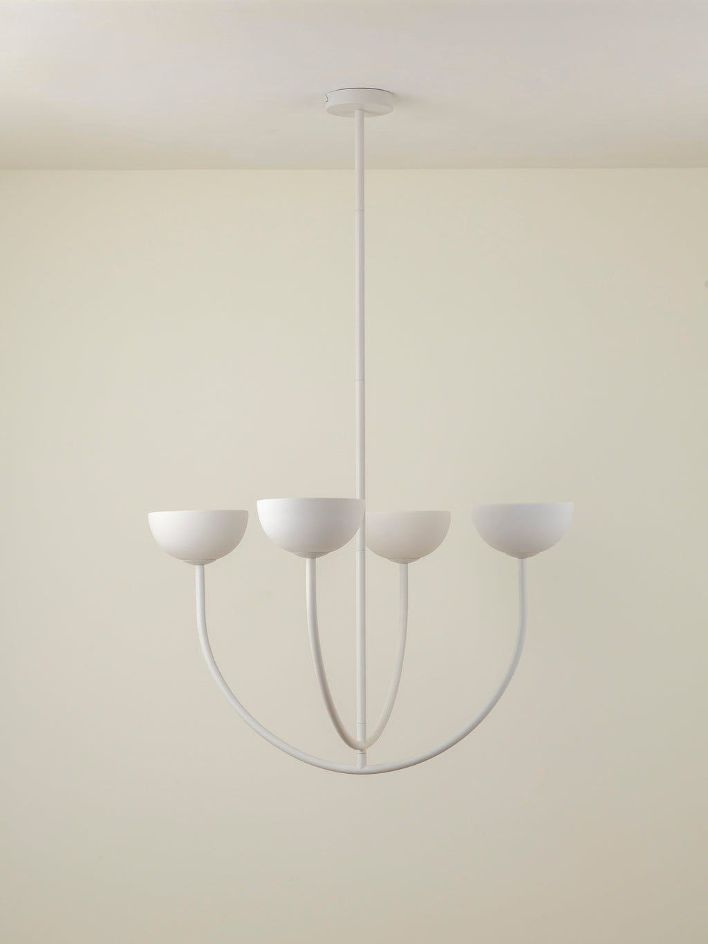 Ruzo - 4 light warm white porcelain ceiling pendant