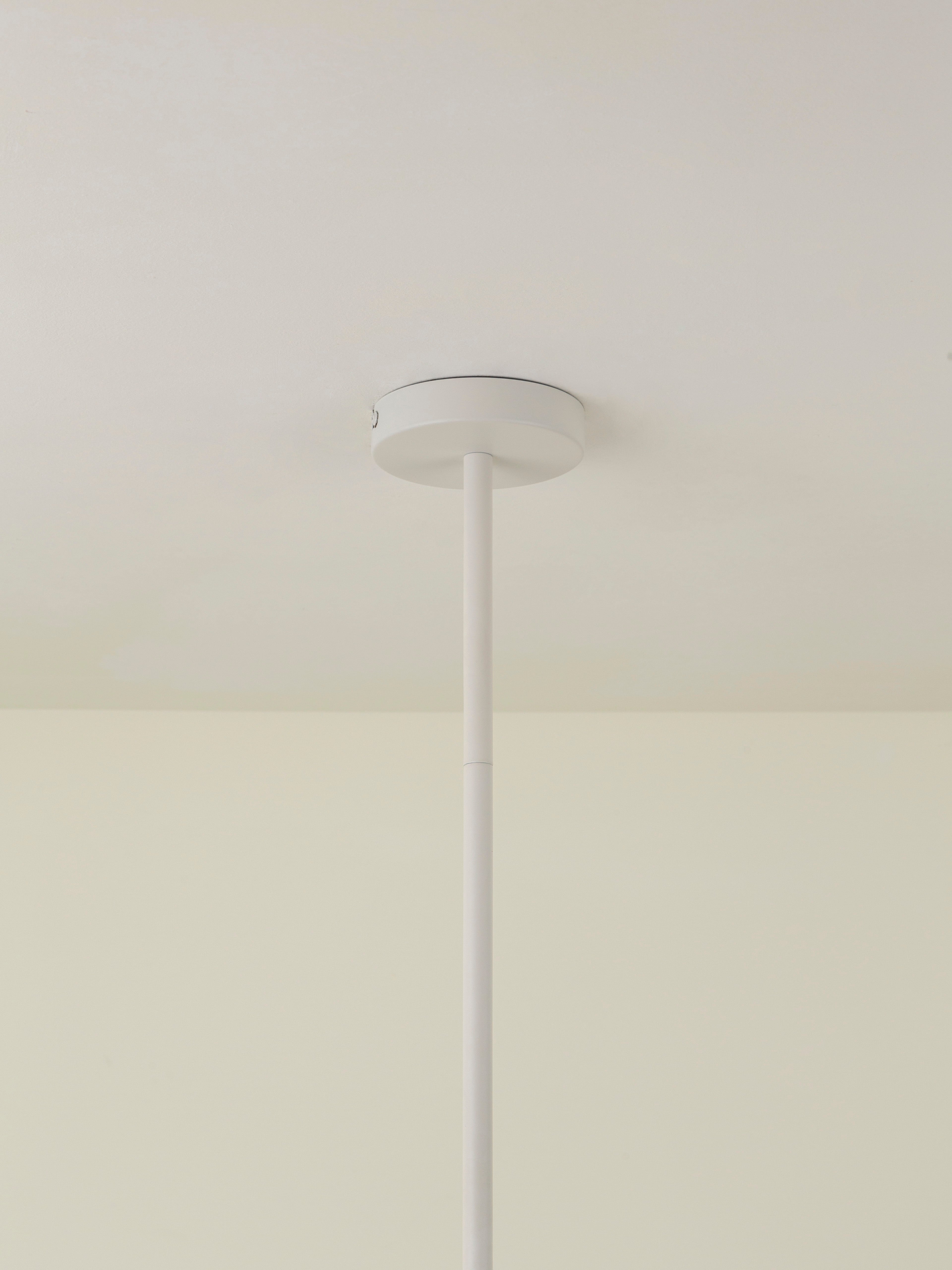 Ruzo - 4 light warm white porcelain ceiling pendant