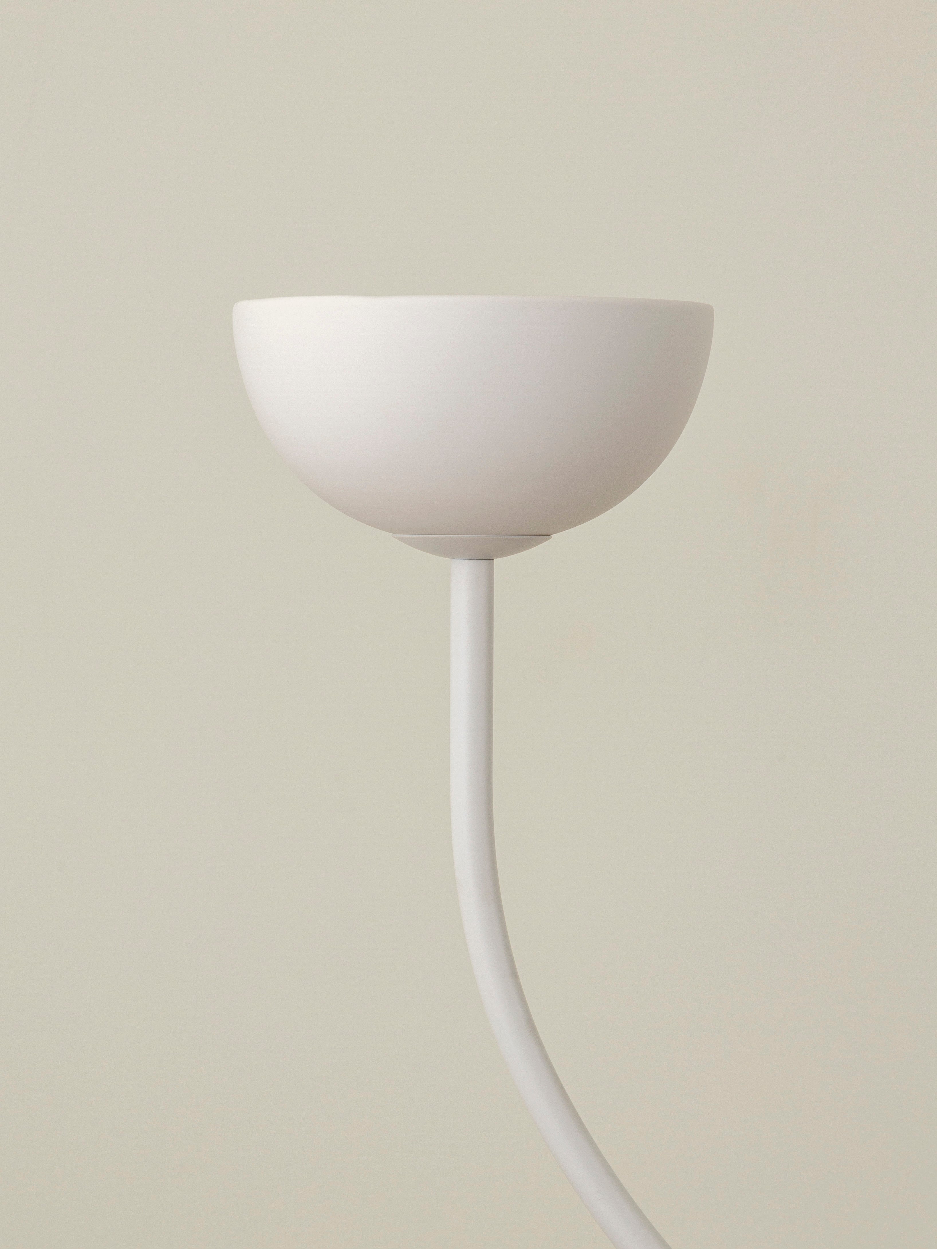 Ruzo - 4 light warm white porcelain ceiling pendant