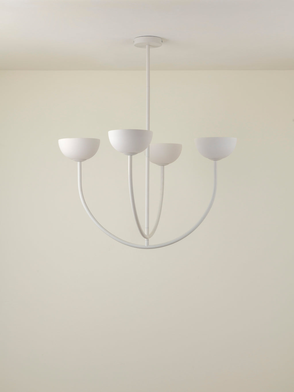 Ruzo - 4 light warm white porcelain ceiling pendant