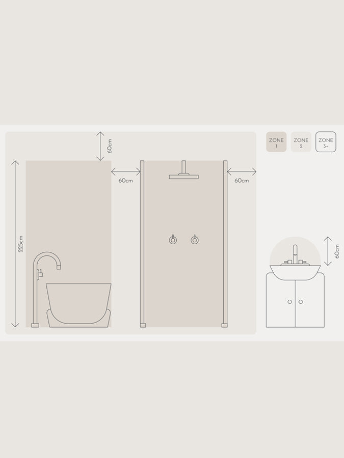 Silio - 3 light aged brass and opal flush