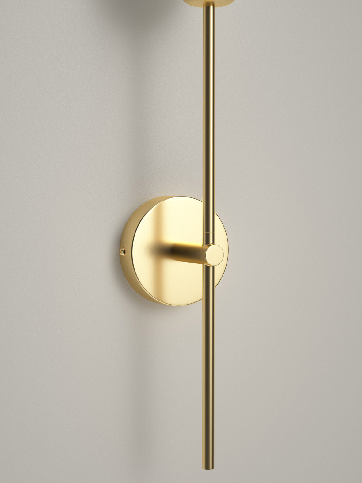 Chelso - brushed brass and opal wall light